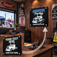Peterbilt - Custom Acrylic Sign - Your Logo or Text Here - Free Shipping