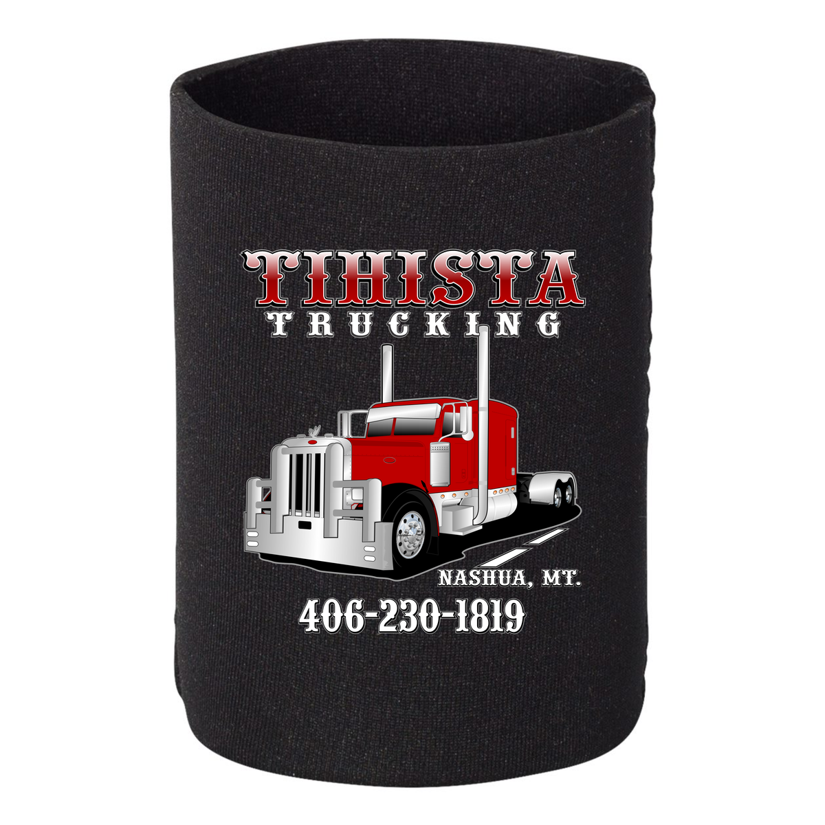 Tihista Trucking Can Cooler - 12 Pack - Free Shipping