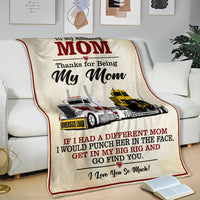 To My Amazing Mom Blanket - Peterbilt Lowboy