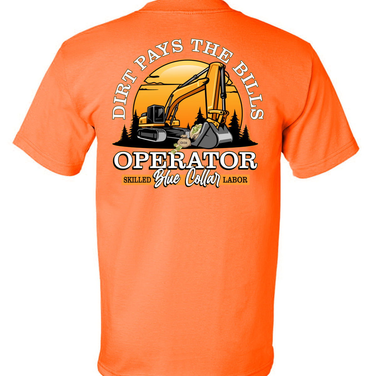 Bright Orange - BACK