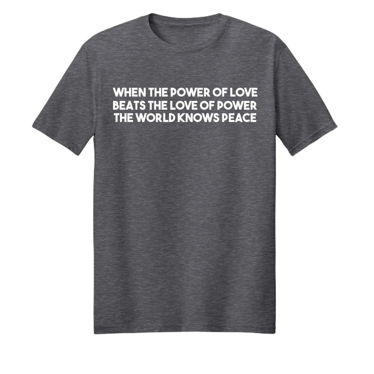 Heather Dark Grey - 3000 - FRONT