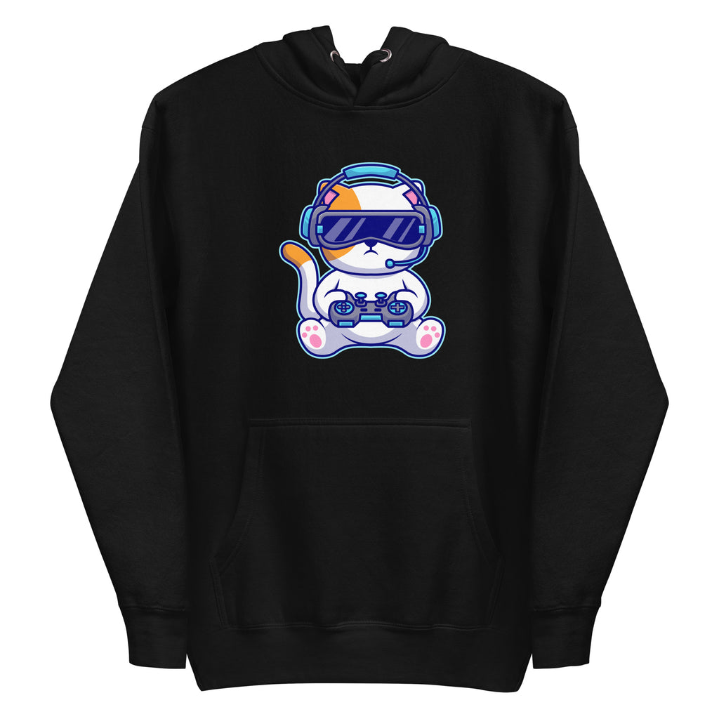 Cat Gamer Hoodie – Working Man Threads